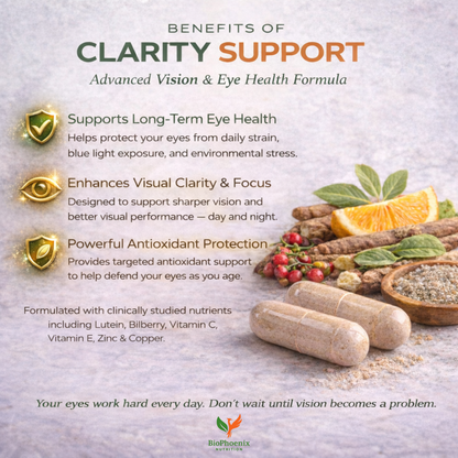 BioPhoenix Nutrition Clarity Support™ Vision Support
