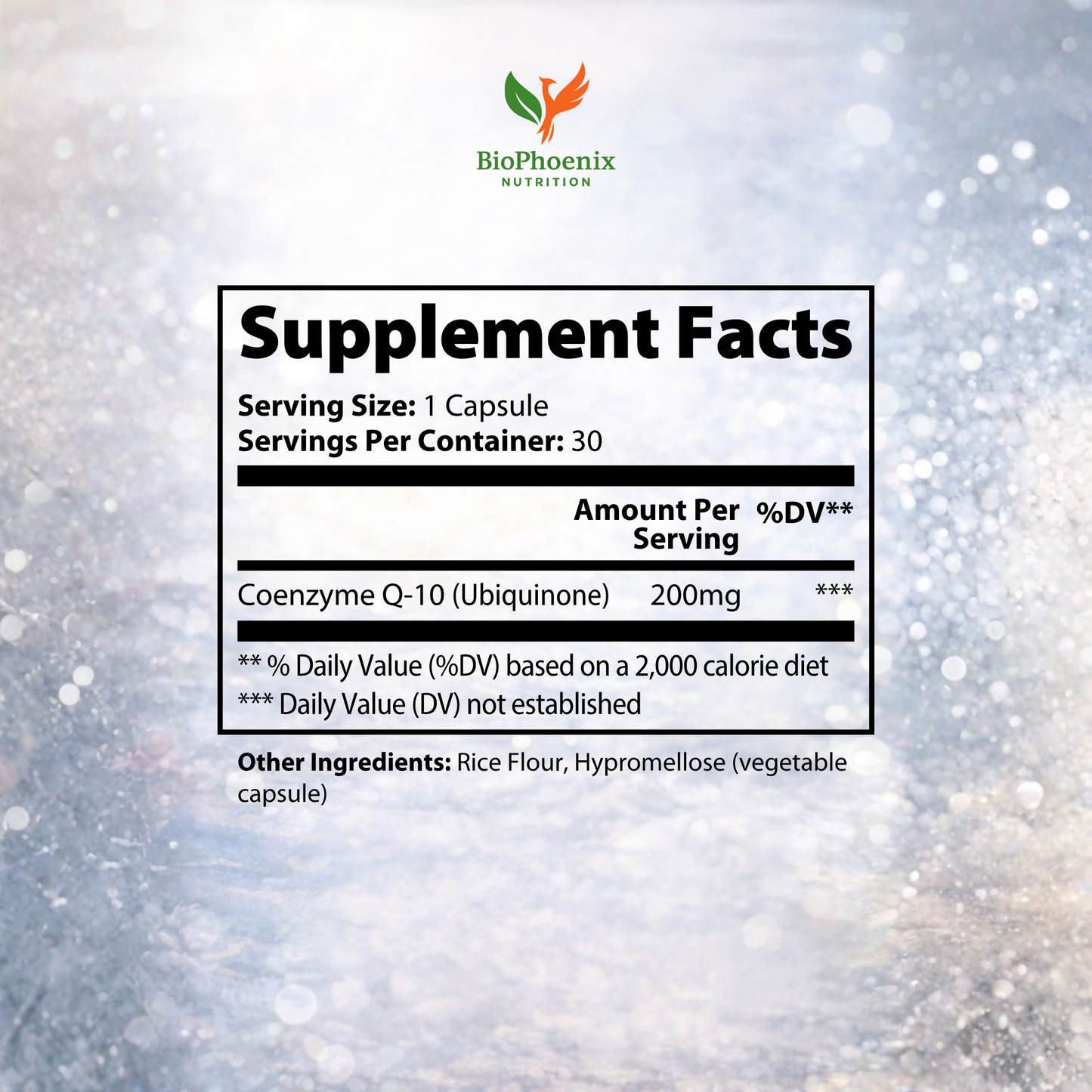 BioPhoenix Nutrition Eternal Energy™ CoQ10