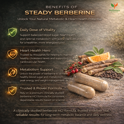 BioPhoenix Nutrition Steady™ Berberine