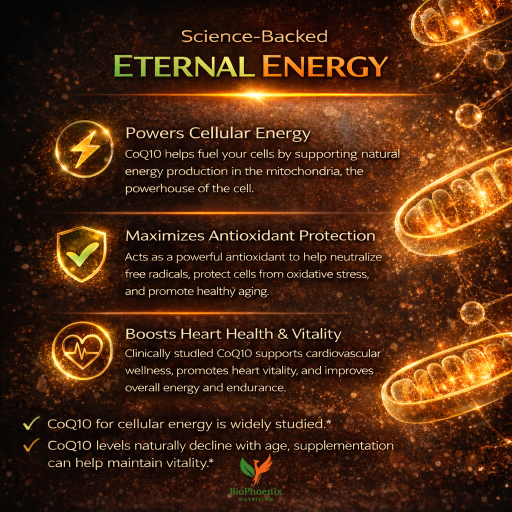 BioPhoenix Nutrition Eternal Energy™ CoQ10