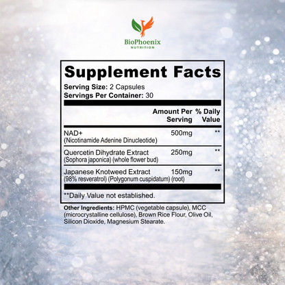 BioPhoenix Nutrition Eternal Prime+™ NAD+
