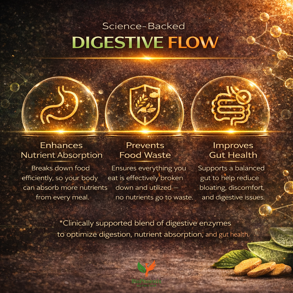 BioPhoenix Nutrition Digestive Flow™ Digestive Enzyme Pro Blend