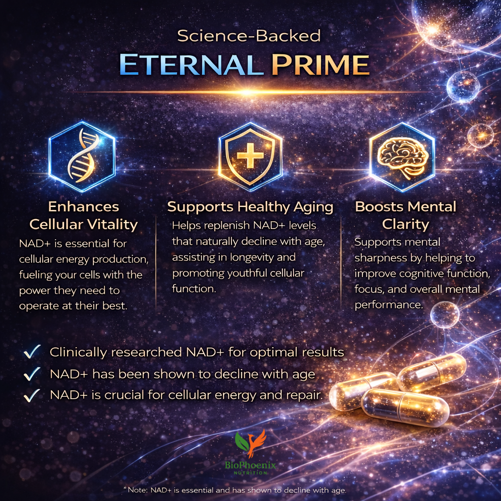 BioPhoenix Nutrition Eternal Prime+™ NAD+