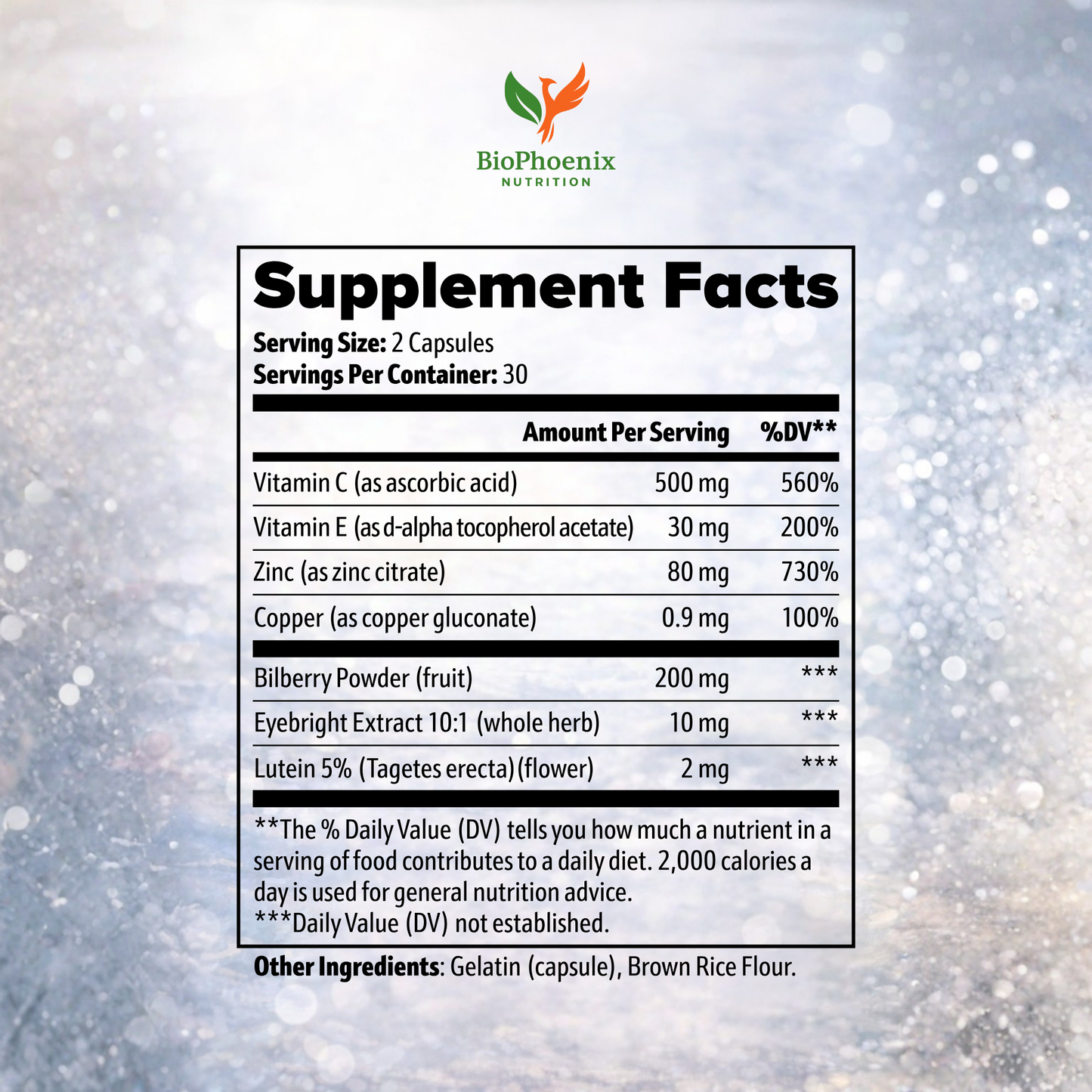 BioPhoenix Nutrition Clarity Support™ Vision Support